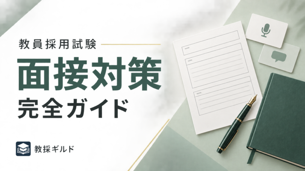 教員採用試験 面接対策 完全ガイド